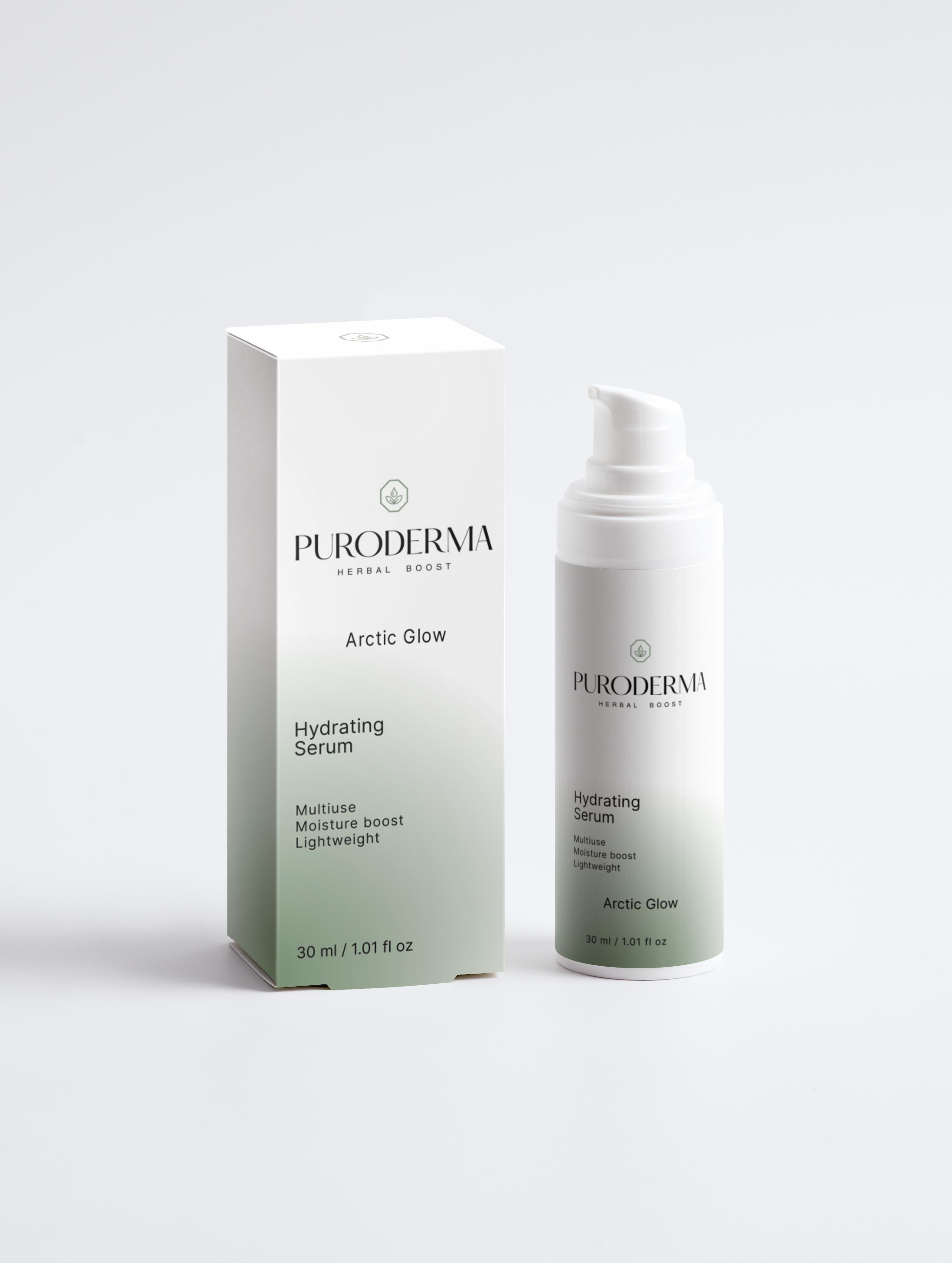 Ser Hidratant cu Extract din Fructe de Mur Arctic și Bujor