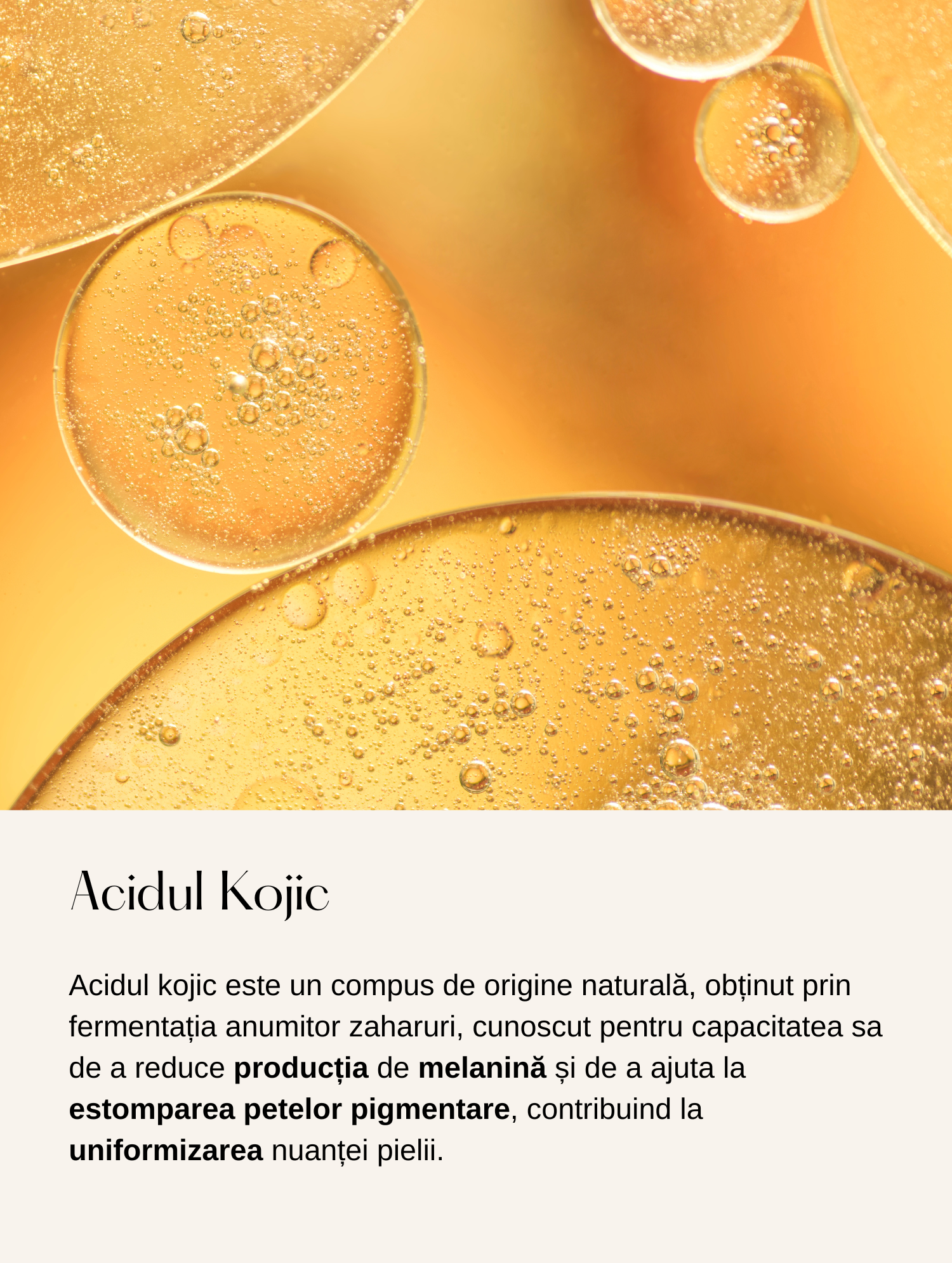 Ser pentru Pete Pigmentare cu Acid Kojic 1%
