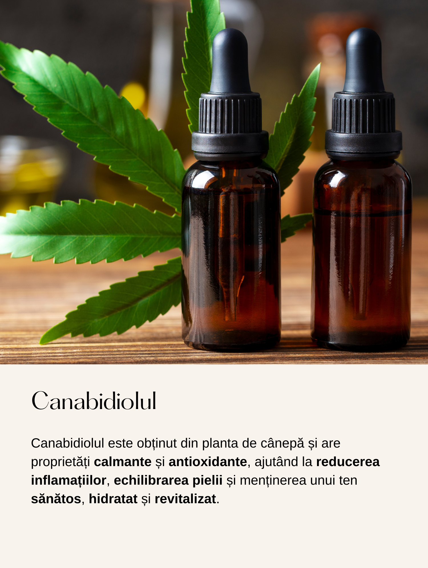 Cremă Calmantă pentru Ochi cu Canabidiol